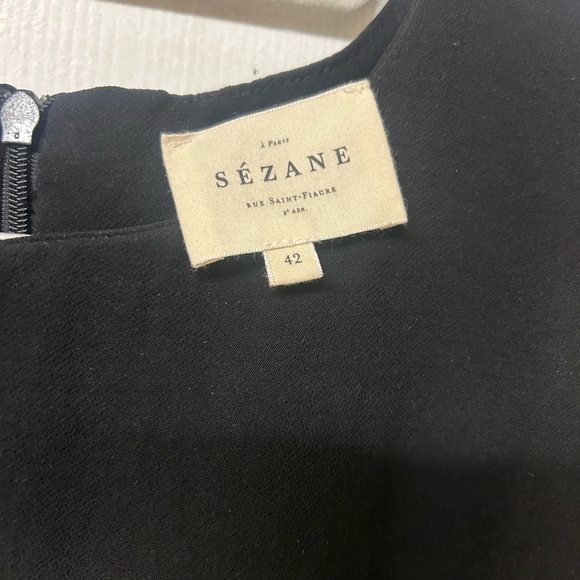 Sezane Robe Malou NWT size 42/10 Long Sleeve Mini Dress - Picture 5 of 5